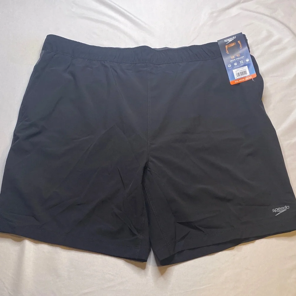 Speedo Men's Swim Tech Volley‎ Black Shorts